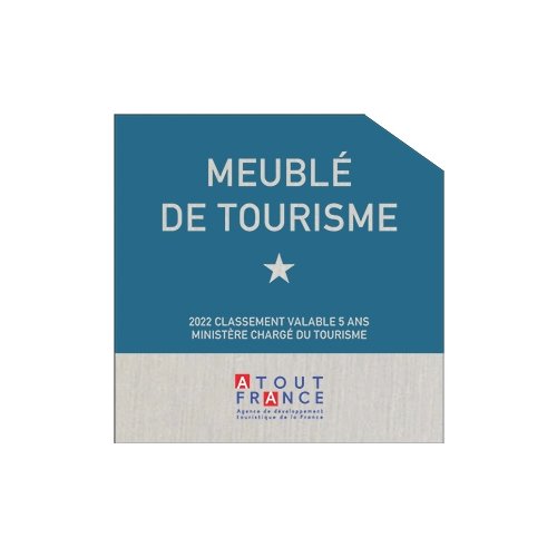 Plaque Classement Meublé de Tourisme 1*