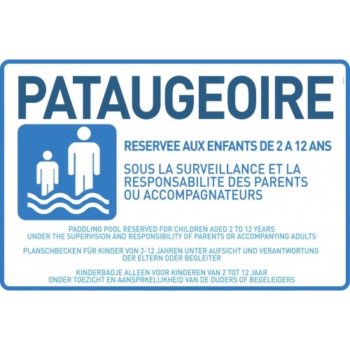 Panneau information Pateaugeoire