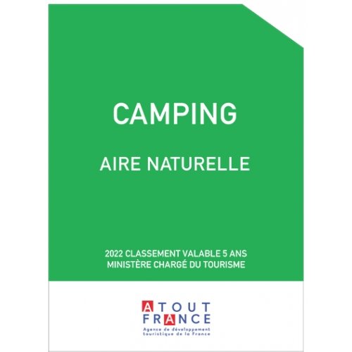Panonceau AIRE NATURELLE CAMPING