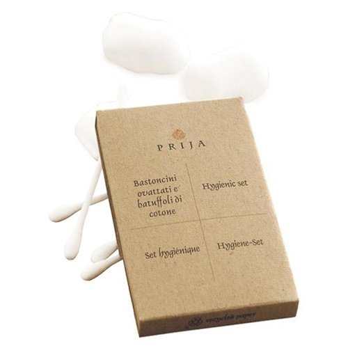 Kit hygiène et coton tiges PRIJA - (Lot de 20 à 100 ex)