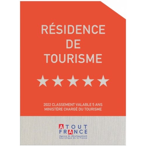 Plaque Résidence de Tourisme 5*