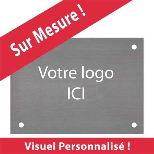 Plaque professionnelle aluminium - Sur Mesure