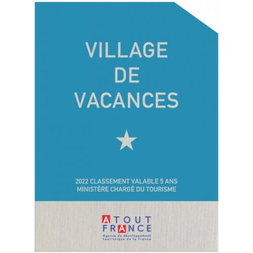 Plaque de classement VILLAGE VACANCES 1* 